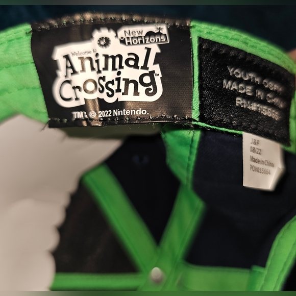 RARE NWT Nintendo Animal Crossing Video Game Bioworld Snapback Cap/Hat - Picture 9 of 11